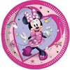 Globos Europe Bv TALERZYKI PAPIEROWE minnie junior 20 cm 8 vnt