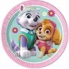 GoDan Paw Patrol Skye &amp; Everest Nickelodeon popierinės lėkštės, 20 cm, 8 vnt. be plastiko