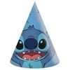 Globos Europe Bv GoDan Stitch &amp; Angel Disney Popierinės kepurės 6vnt