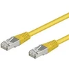 Goobay 0.25 m Cat. 5e SFTP, 0.25 m, RJ-45, RJ-45, Geltona