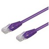 „Goobay CAT 6“ jungties kabelis, U/UTP, violetinis – laido ilgis 1,5 m