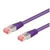 Goobay Kabelis LAN Patchcord CAT 6A S/FTP violetinė 1,5m