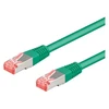 Goobay CAT 6A S/FTP LAN Patchcord laidas, žalias, 1 m