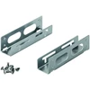 Goobay 2,5 colio kietojo disko tvirtinimo rėmas iki 3,5 colio – 2 dalių, universalus, HDD tvirtinimo laikiklis, sidabrinis, 2,5 colio, 103 mm, 115 mm