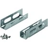 Goobay 2,5 colio kietojo disko tvirtinimo rėmas iki 3,5 colio – 2 dalių, universalus, HDD tvirtinimo laikiklis, sidabrinis, 2,5 colio, 103 mm, 115 mm