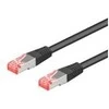 Goobay Kabelis LAN Patchcord CAT 6A S/FTP Juoda 2m