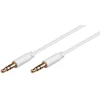 Kabelis Goobay Jack 3.5mm - Jack 3.5mm 2m baltas (69113)