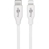 Goobay 39446, 1 m, Lightning, USB C, kištukas, kištukas, balta