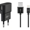 Goobay 45294, vidaus, AC, 5 V, 1 m, juoda