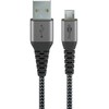 Goobay Micro USB į USB-A laidas su metalinėmis jungtimis 2 m RB49283