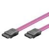 Goobay 50915, 0,5 m, SATA II, SATA 7 kontaktų, SATA 7 kontaktų, kištukas/kištukas, raudonas