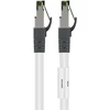Goobay 55132, 25 m, Cat8.1, S/FTP (S-STP), RJ-45, RJ-45, Balta