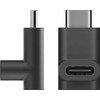 Goobay 55556, USB C, USB C, Patinas/Ponia, Juoda