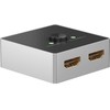 Goobay Ręczny przełącznik HDMI 2 do 1 (4K @ 60 Hz)