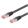 Goobay Kabelis LAN Patchcord CAT 6A S/FTP Juodas 5m