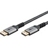 Goobay 65268, 1 m, DisplayPort, HDMI, Kištukas, Kištukas, Pilkas