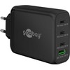Įkroviklis Goobay Wieloportowa szybka kroviklis USB-C PD (100 W), juoda - Wersja kolorystyczna juoda