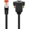 Goobay CAT 6 ilgintuvas/FTP (PiMF), juodas – laido ilgis 2 m