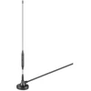Tecline Goobay Passive DVB-T2 HD Zimmerantenne Juodas 1.5 m - 3 dB Antenne zum Empfang
