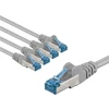 Goobay CAT 6A kabelis krosinis, S/FTP (PiMF), 2 m, pilka, rinkinys 5 - Kabelio ilgis 2 m