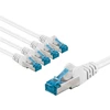 Goobay CAT 6A kabelis krosowy, S/FTP (PiMF), 2 m, balta, komplektas 5 - Długość kabla 2 m (RB67546)