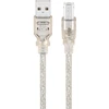 „Goobay“ USB-A – USB-B USB laidas, 1 m permatomas (JAB-340525)