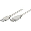 Kabelis USB Goobay USB-A - 0.3 m Pilka (68621)