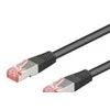 Goobay Kabelis LAN Patchcord CAT 6 S/FTP LSZH Juodas 0,5m