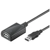 Goobay 68876, 5 m, USB A, USB A, USB 2.0, vyriškas/moteriškas, juodas