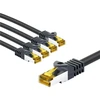Goobay 69403, 1 m, Cat7, S/FTP (S-STP), RJ-45, RJ-45, Juodas
