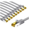 Goobay 69521, 5 m, Cat7, S/FTP (S-STP), RJ-45, RJ-45, Pilka