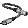 USB adapteris Goobay RB74056 USB-C – 3,5 mm lizdas, sidabrinis (RB74056)