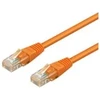 Goobay CAT6 U / UTP tinklo kabelis, 7,5 m, oranžinis