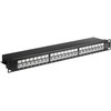 Goobay 90854, RJ45, Cat6a, U/FTP (STP), 22/26, montavimas į stelažą, 1U