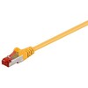 „Goobay CAT 6“ jungties kabelis, S/FTP (PiMF), geltonas – laido ilgis 0,15 m