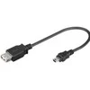 USB adapteris Goobay miniUSB – USB juodas (95006)