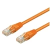 Goobay Kabelis LAN Patchcord CAT 5E 0.25m oranžinė
