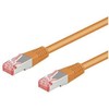 „Goobay CAT 6“ jungties kabelis, S/FTP (PiMF), oranžinis – laido ilgis 7,5 m