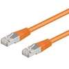 Goobay RB-LAN CAT 5e jungties kabelis, F/UTP, oranžinis – laido ilgis 1,5 m