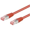 Goobay CAT 6 jungiamasis kabelis, S/FTP (PiMF), Raudona - Kabelio ilgis 1,5 m
