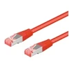 Goobay 95650, 25 m, Cat6, RJ-45, RJ-45, Raudonas
