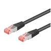 Goobay 95651, 25 m, Cat6, S/FTP (S-STP), RJ-45, RJ-45, juodas