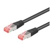 Goobay 95651, 25 m, Cat6, S/FTP (S-STP), RJ-45, RJ-45, juodas