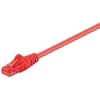Goobay 95666, 25 m, Cat6, U/UTP (UTP), RJ-45, RJ-45, Raudona