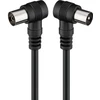 Goobay antenos kabelis 1,5 m juodas (11525)