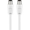 Goobay antenos kabelis 2,5 m baltas (68147)