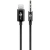 Goobay Apple Lightning garso jungties kabelis (3,5 mm), 1 m, juodas, 1 m, Lightning, 3,5 mm, vyriškas, vyriškas, juodas