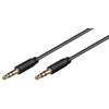 Goobay AUX audio kabelis 3.5 mm stereo 3-pin 1m