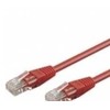 Goobay Kabelis krosowy patchcord U/UTP kat. 5e CCA raudona 2m (68359)