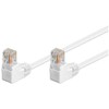 Goobay RB-LAN CAT 5e Jungiamasis laidas 1x 90 kampu, U/UTP, baltas - Laido ilgis 10 m